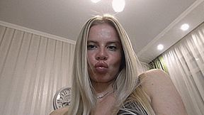 I smell my lips and make kissing sounds while sitting on you! MP4