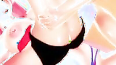 Paizuri and her busty friend get frisky in MMD-UraWAnHD dobe video