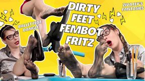 HD Ziva Fey - Dirty Feet Fembot Fritz