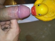 I fed sperm to a rubber toy