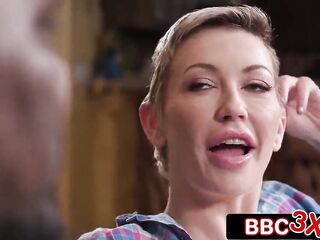 BBC Delivery Chap Fills Her Lust with a Hardcore Butt Pounding