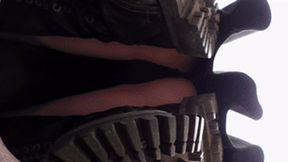 Giant 18 yo chick in Doc Martens boots tramples tiny you (part 1 of 2), fc170h 720p