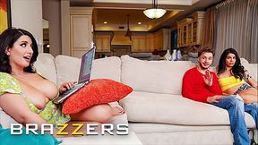 Seductive Sarah Arabic Lures Her Roomies'_ BF Into A Steamy Fuck Session Right Behind Her Back - BRAZZERS