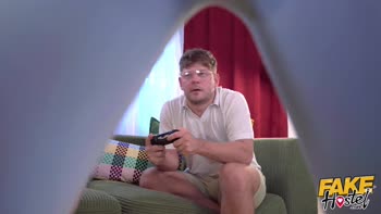 Michael Fly Teaches Blonde Teen (18+) a Threesome Lesson