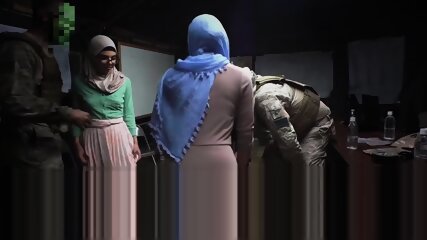 Arab first time Sneaking in the Base!