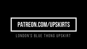 London's Thong Upskirt