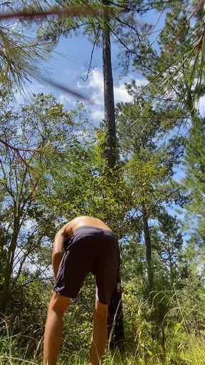 Little adventure in the woods.