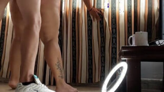 Hårdporr analsexsession för amatör BBW Latina Ema