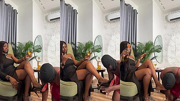 BUSINESSMAN GETS HUMILIATED FOR AFRICAN DOMINATRIX