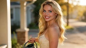 blonde neighbor is fucked by her neighbor without mercy- ai porn- porn in spanish- audio in spanish