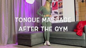 GEA DOMINA - TONGUE MASSAGE AFTER THE GYM (MOBILE)