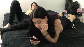 Beautiful Latina milf with rich pussy fucking her stepbrother - Porn in English