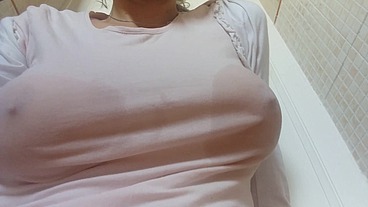 with the transparent and wet shirt I make you crazy