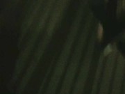 Blowing Bear on the Back Porch Again at Night