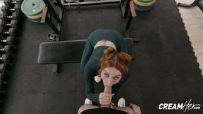 ”Redhead Babe Charlie Red Shows Her Best Sex Exercise”
