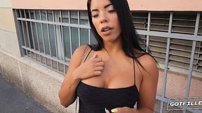 Italian Slut Megan Fiore Takes a Fat Load Deep in Her Pussy