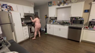 Dancing and Cleaning Naked in the Kitchen