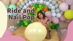 Mary Ride, Tease and Nail Pop 24" Pic Pic - 4K