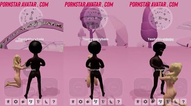 Walking around this virtual world as a BBC came across a bride on her knees