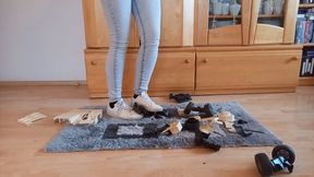 Toy Truck Crush with Michelle