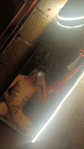 Horny skinny masturbates
