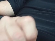-caught jerking off -