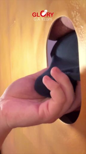 Chubby Newbie Cums First Time on Gloryhole Cookie