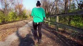 Oblivious Milf In Ripped Leggings - Sammi Starfish