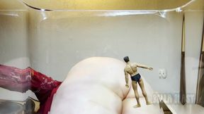 Giantess Fart Punishment: Tiny Crushed Under My Big Ass