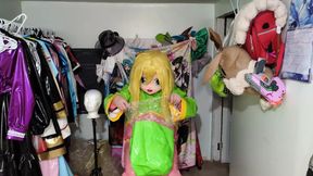 Kigurumi Breathplay Vibrator in PVC Layers and Bright Colors