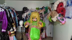 Kigurumi Breathplay Vibrator in PVC Layers and Bright Colors