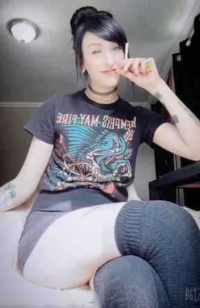 Human Ashtray - SPH with Goddess Enchantrixxx