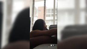 Blowjob before going to visit our friends -amateur couple- nysdel