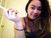 Smoking Cigarettes and Fantacies with MissDeeNicotine