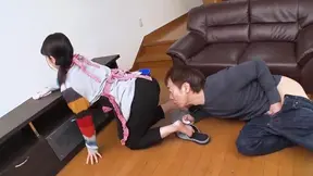 Riri Shiraki's Seductive Pita Butt Tempts During Hot Housecleaning Sex Act II