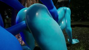 Na'Vi from Avatar get fucked buy Jake Sully in Pandora's world