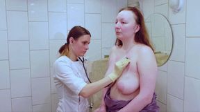 Medical exam with breasts and gyno