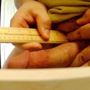 Compilation of getting caught playing with my flaccid cock and ending with a cum to JOI