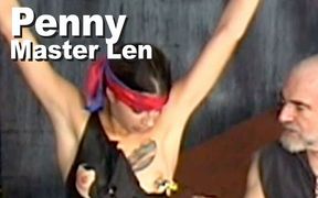 L Penny & Master Len Bdsm Whipped & Electrocuted