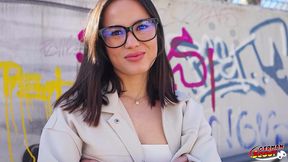 german scout - petite and small tits latina teen lucy mendez pick up for casting fuck