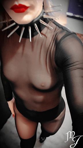 Natural Total Body Nylon Femdom Mistress Julia