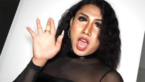 ”BBW ladyboy gets big round ass screwed raw after he shaved her anus”