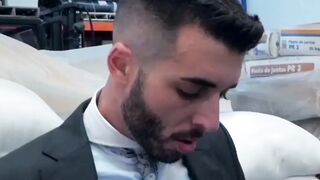 "Classy Studs Go Warehouse Anal Hammer Session - Hard Core Sex with Hot Guys"