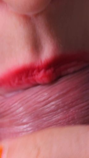 Unforgettable moment from &quot;Naughty tongue and cock.Extreme Close-Up ASMR&quot;
