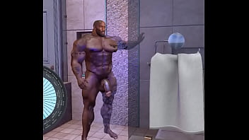 shower cam catches ultra hunk james harrison naked