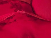 Red Light Swollen Teased And Fingered Clit Gets Vibrated To Orgasm!!