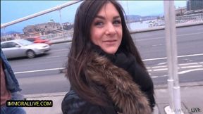 Dean Van Damme and Lullu Gun's blowjob video by Immoral live