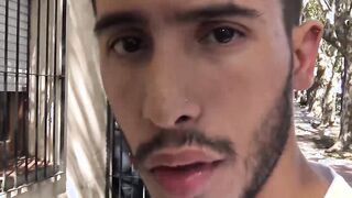 Young Latino gets paid to be barebacked for the first time