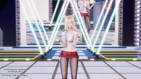 MMD I Ren - Butt - Ahri Sexy Kpop Dance League of Legends Hentai Uncensored 4K 60FPS