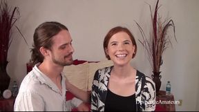 Desperate Amateurs Pepper and Kiki getting their tight tiny pussies smashed hard